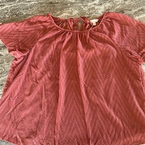 NWOT Misses Lauren Conrad Top Blouse XL